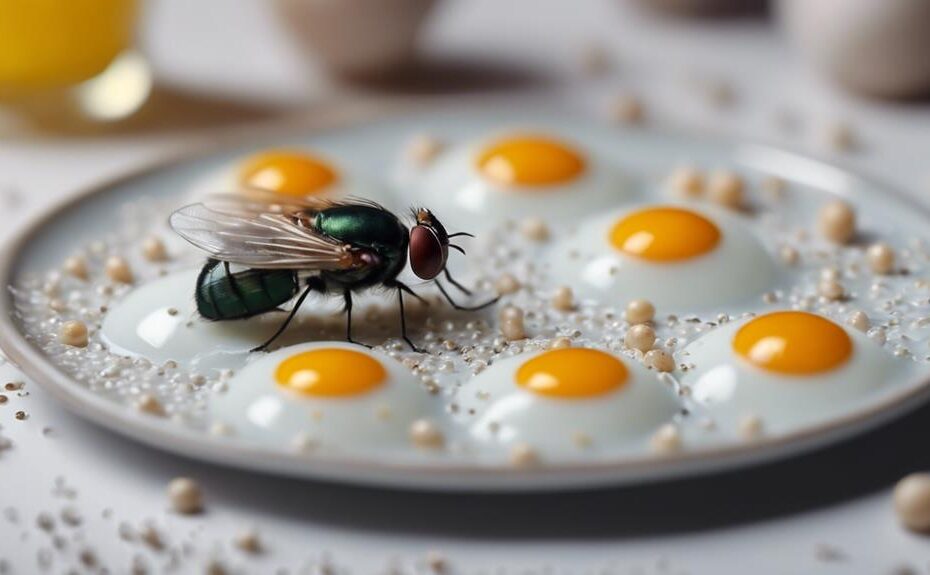 accidental ingestion of fly eggs