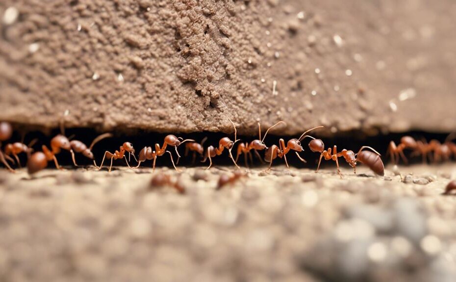 ant behavior in homes