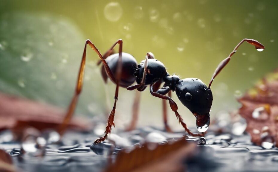 ants and water consumption