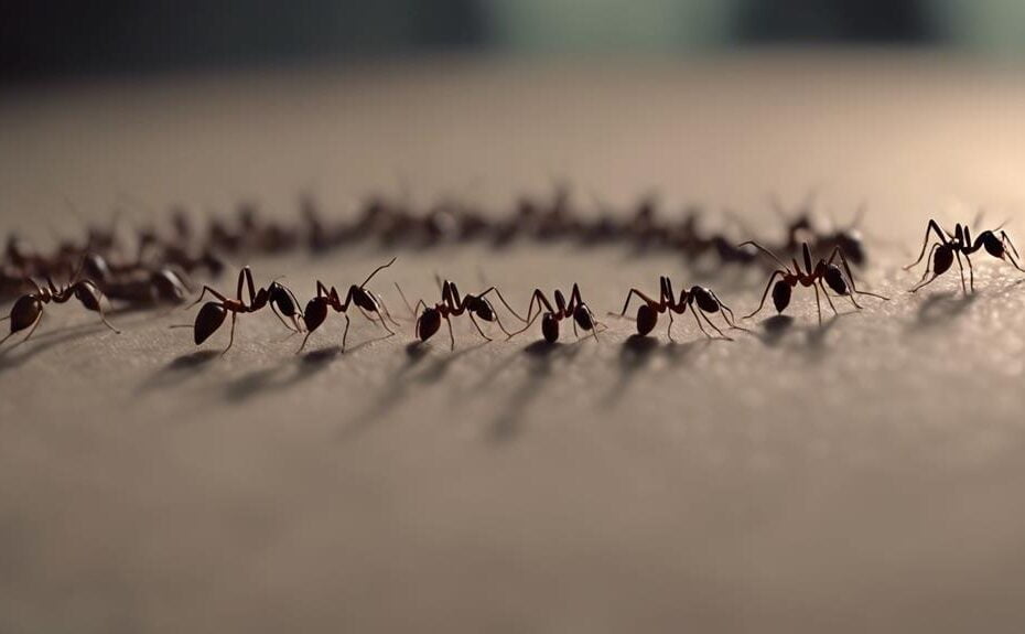 ants in circular motion