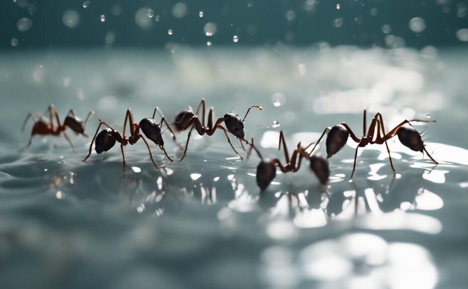 ants in water tragedy