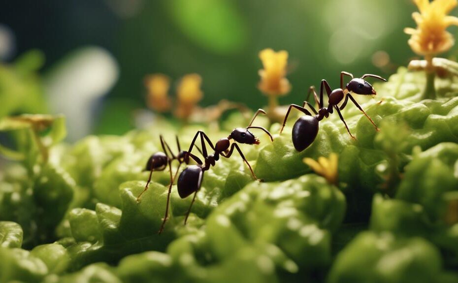 ants infesting vegetable garden