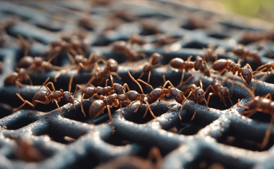 ants infiltrate barbecue grill