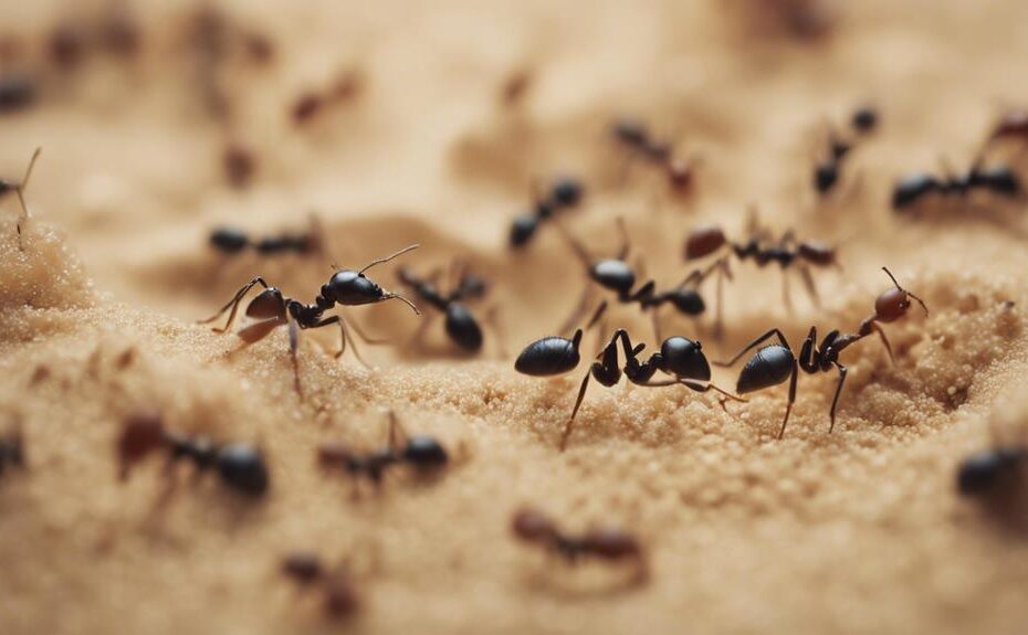 ants invade children s sandbox