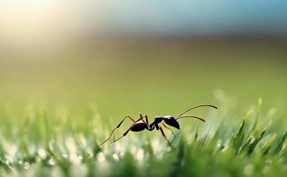 ants survival when falling