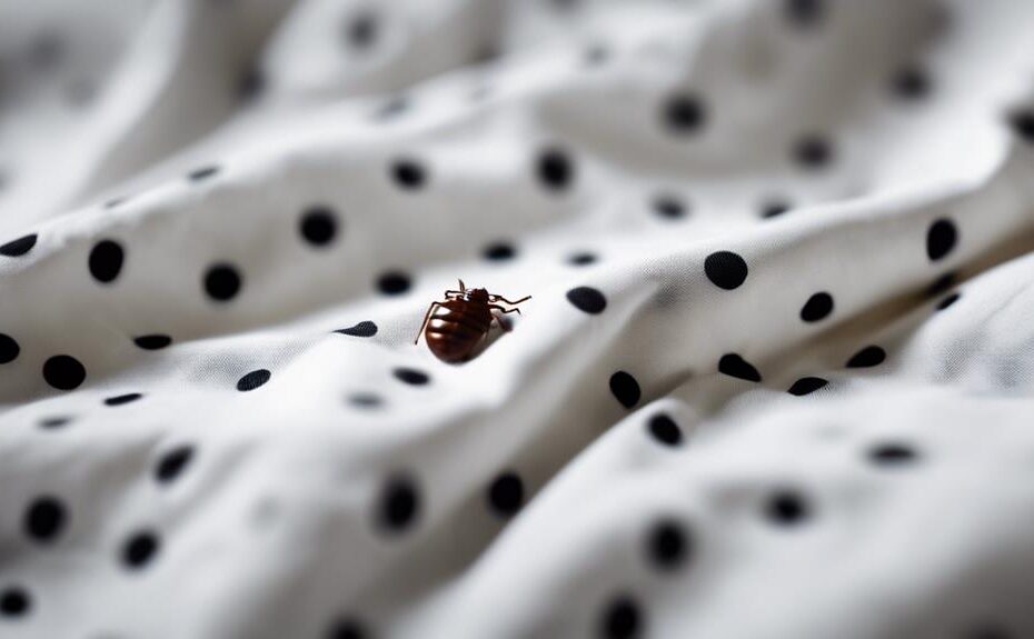 bed bugs leave black