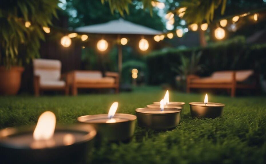 citronella candles repel mosquitoes