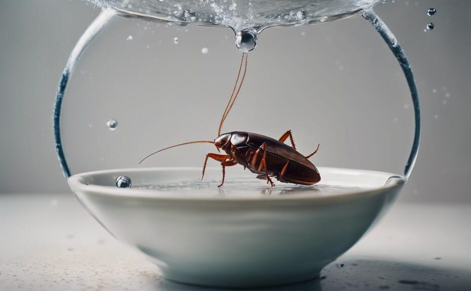 cockroaches surviving underwater experiment