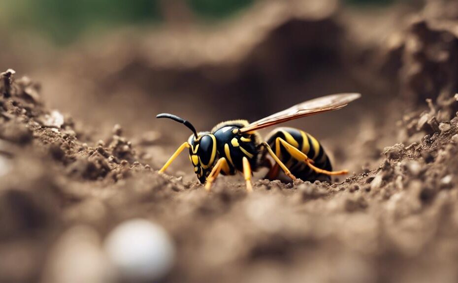 ground dwelling wasps unique habitat