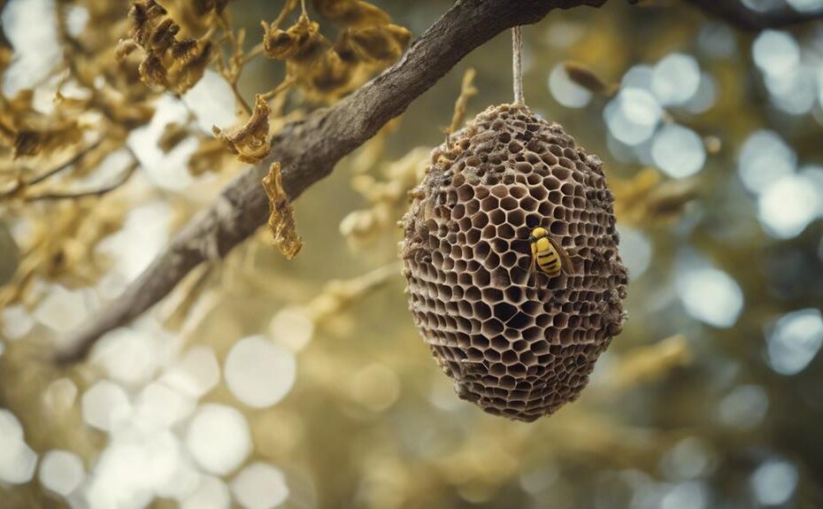 identifying characteristics of wasp nests