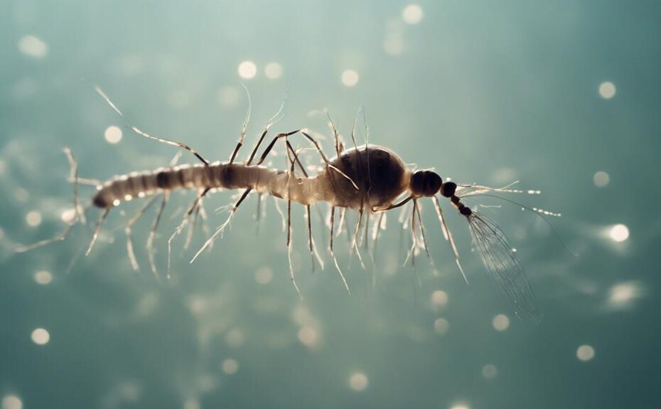 identifying mosquito larvae appearance