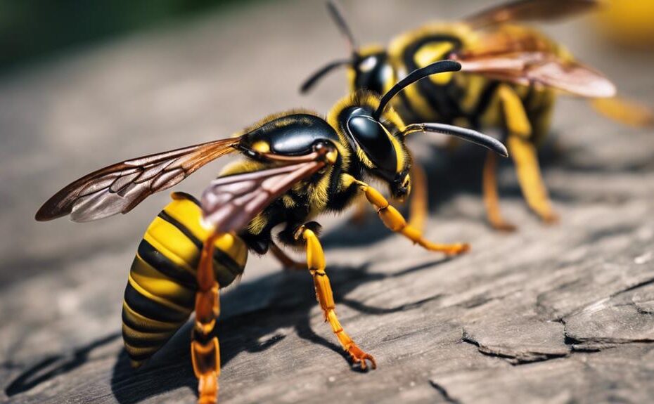 insect identification wasps vs bees