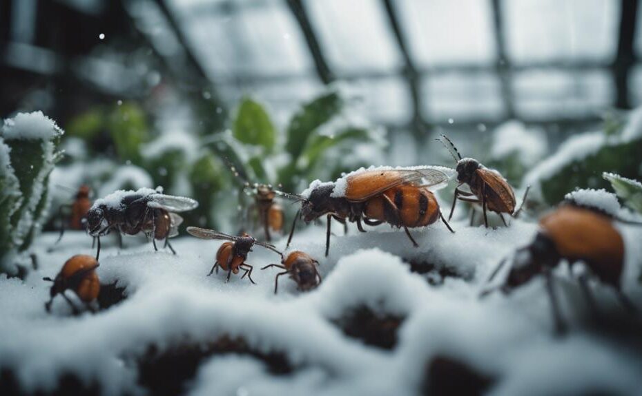 insects in greenhouse winter