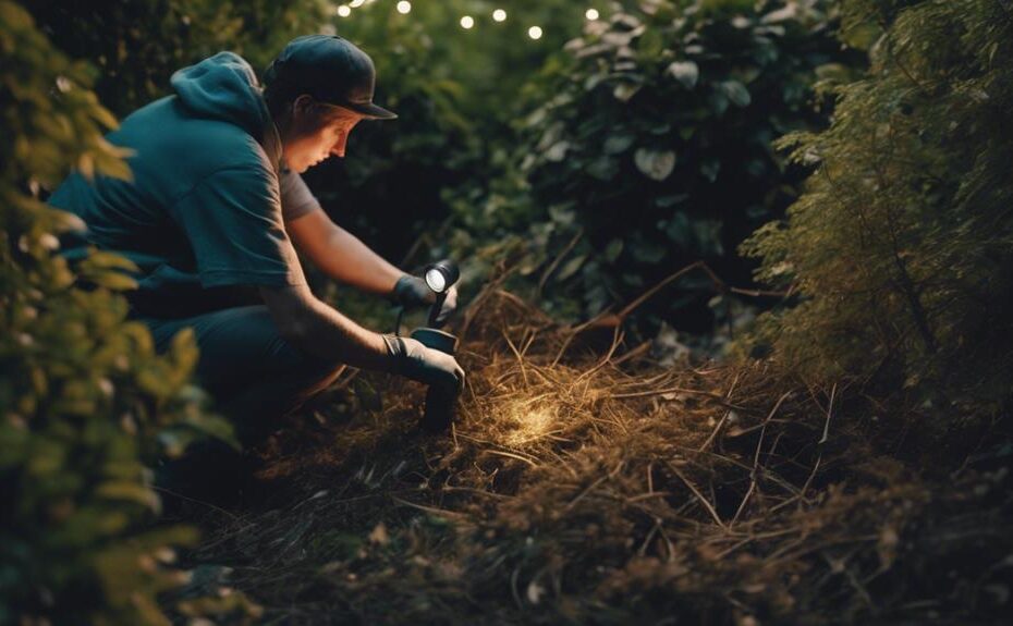 locating outdoor rat nests