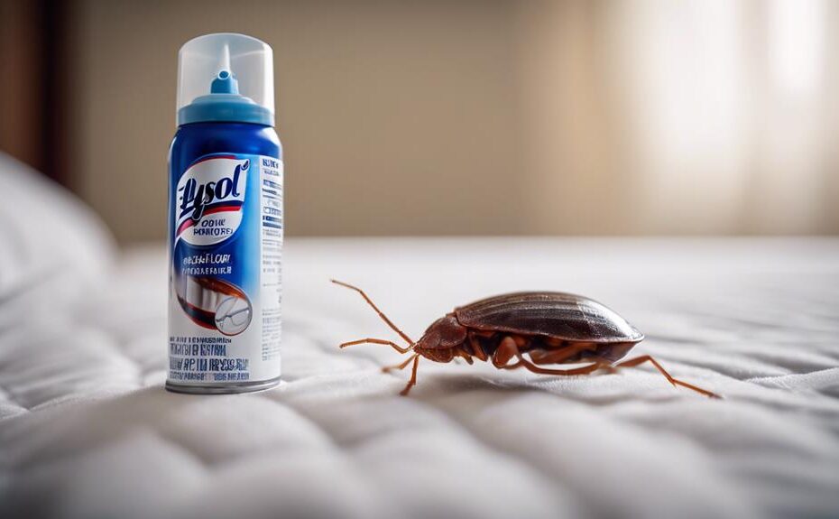 lysol and bed bugs