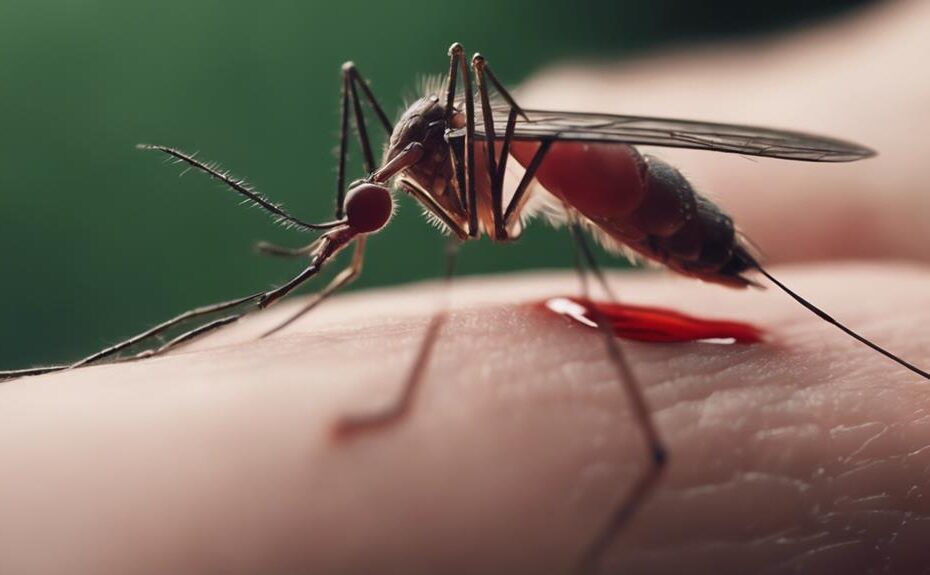 mosquitoes feed on blood