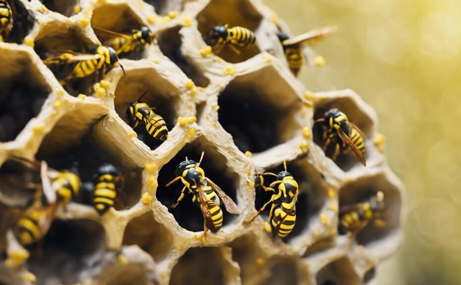 no wasps do not make honey