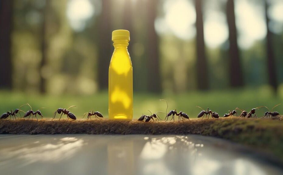 pine sol and ant control