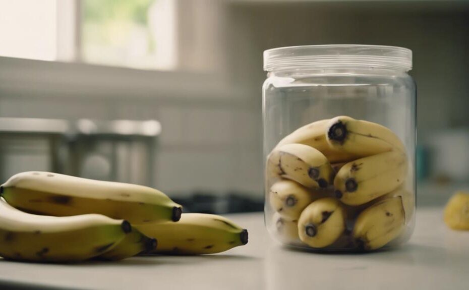 preventing fruit flies with bananas