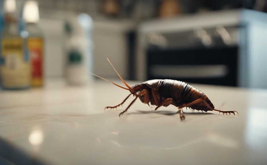 roaches bleach and effectiveness