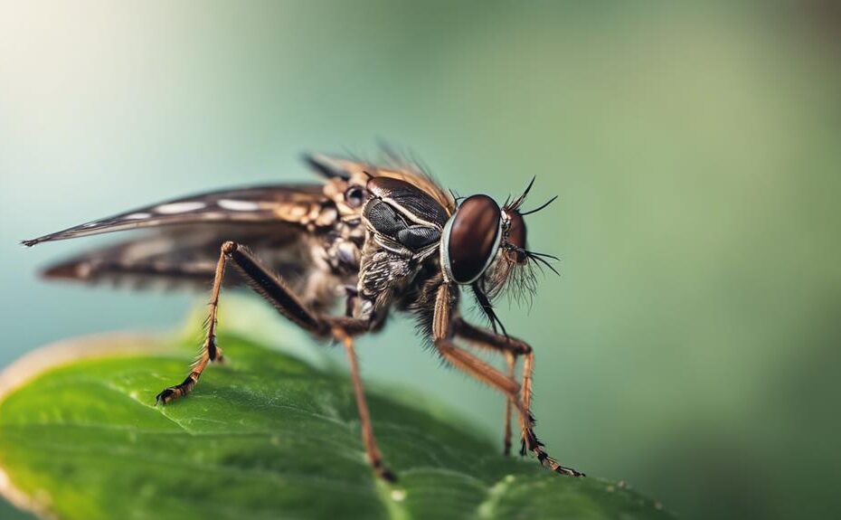 robber flies identification and behavior