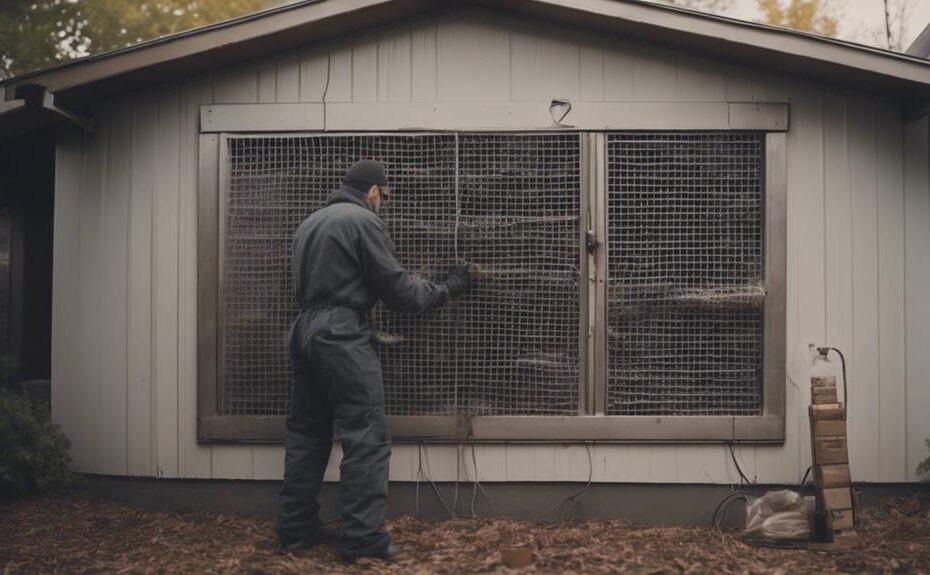 sealing house to prevent rats