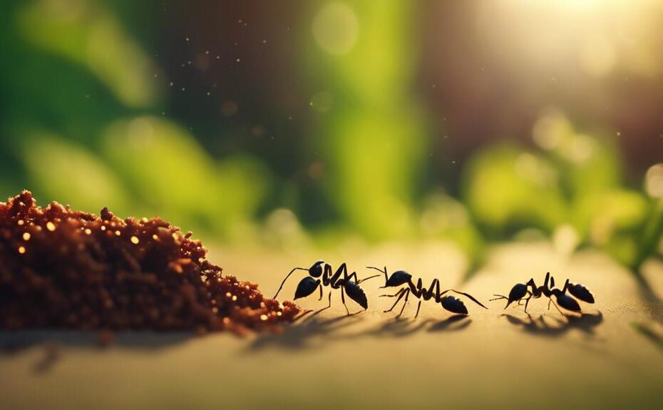 spiced ants in woodlands