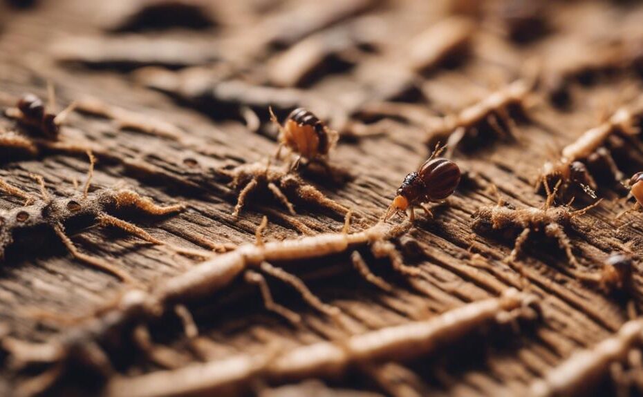 termite holes in wood