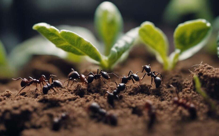 tiny insects on leaves