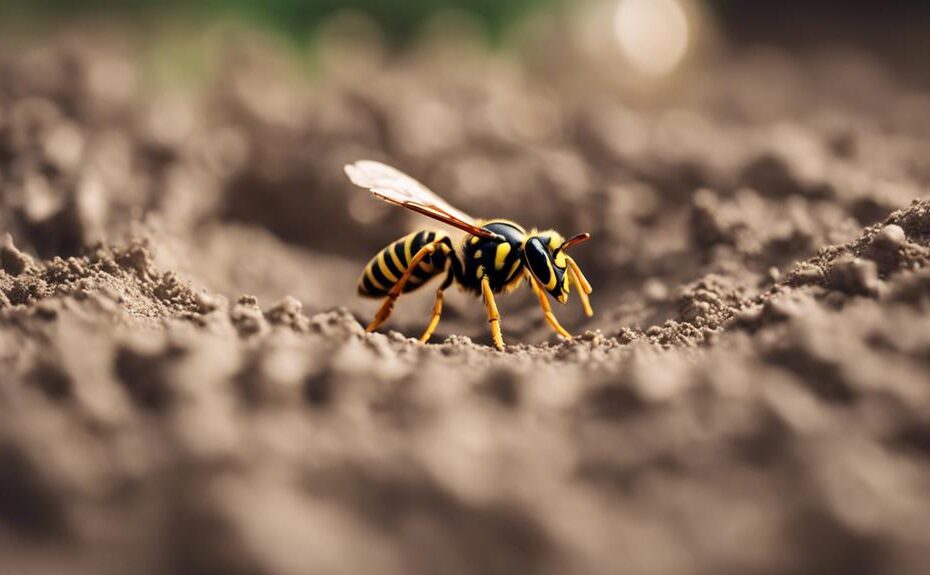 underground wasp nests exist