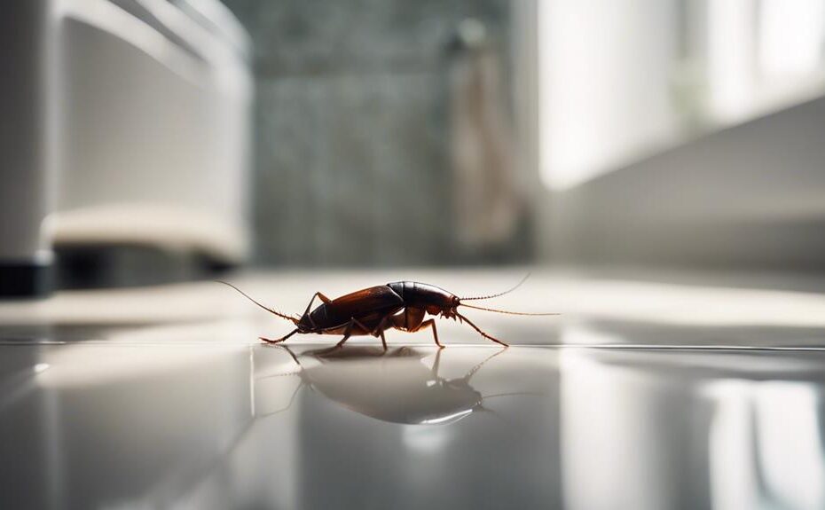 unwanted guest in restroom