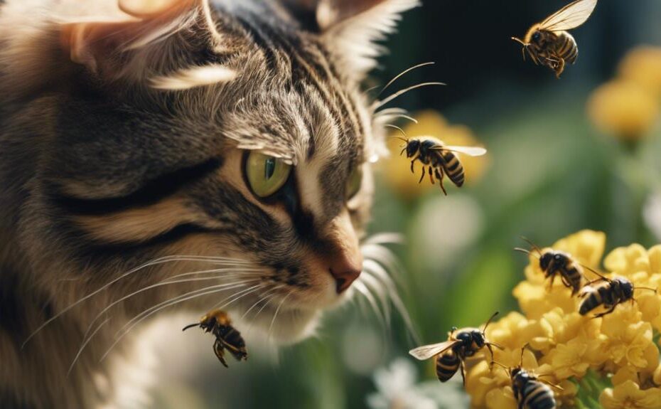 wasps and cats danger