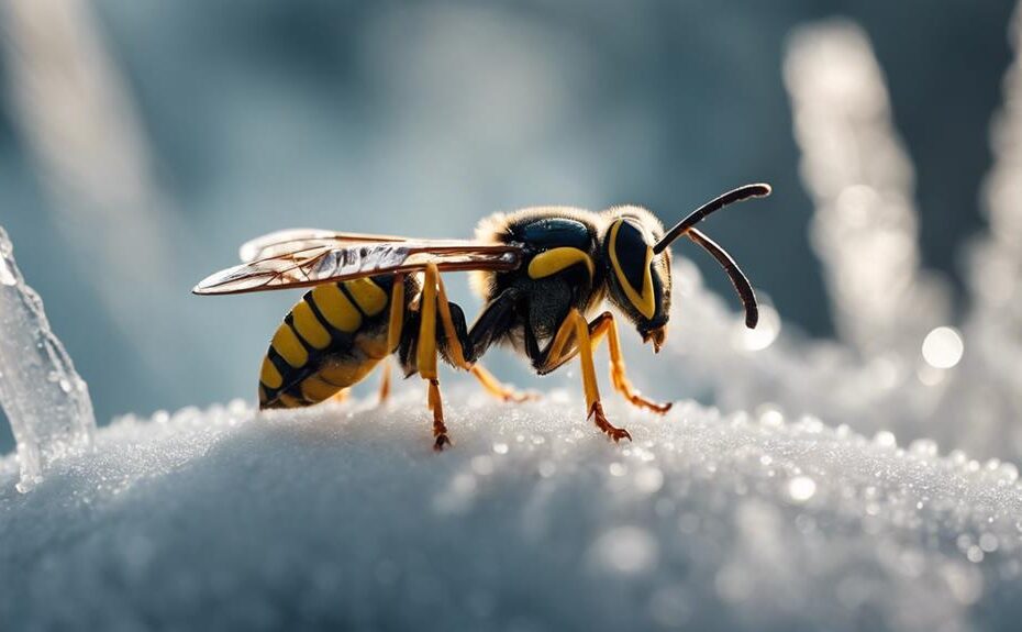 wasps survival in cold