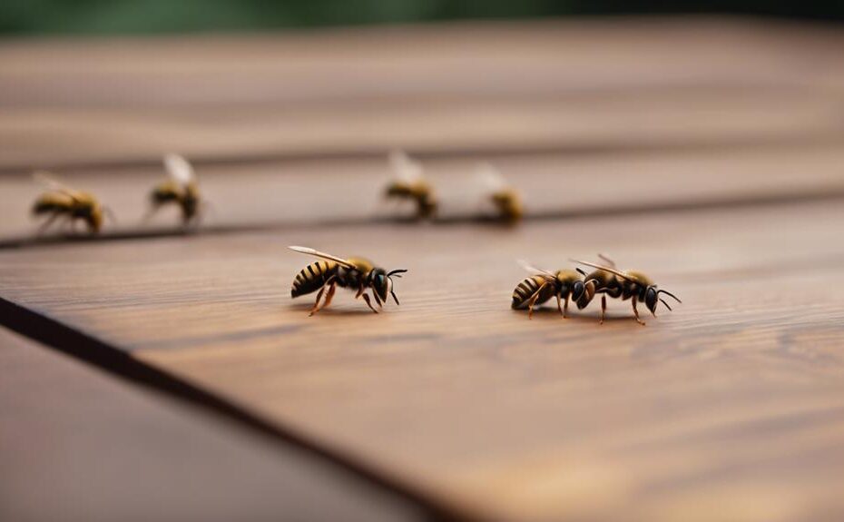 wood attracts wasps naturally