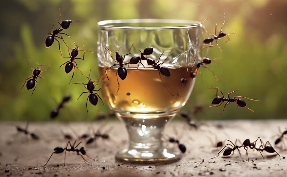 yes alcohol kills ants